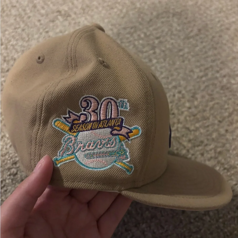 New era atlanta braves 30th season hat 7 5/8 - Picture 3 of 5